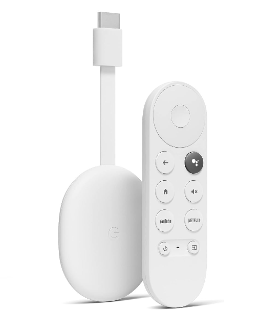 Chromecast con Google TV (HD) - Transmisión de entretenimiento en tu televisor con búsqueda por voz