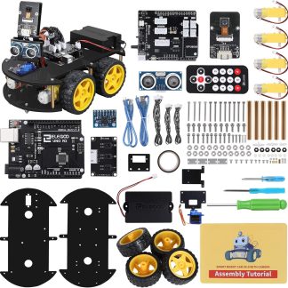 Kit de Coche Robot ELEGOO UNO R3 V4 para Arduino